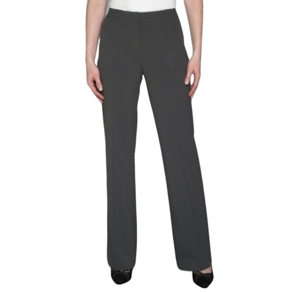 Semantiks Womens Bootcut Pants Size 10 Gray Stretch Mid Rise Dress Trouser - Picture 1 of 9